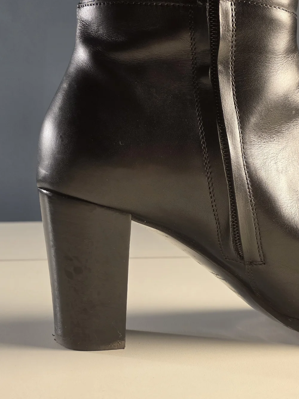 Gino Rossi Black Leather Knee High Boots EU 40